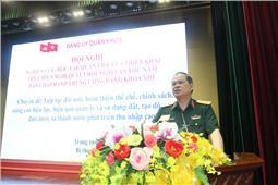 Đảng ủy Quân khu: Nghiên cứu, học tập, quán triệt và triển khai thực hiện Nghị quyết Trung ương 5 khoá XIII